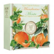 Мыло кусковое Мандарин и Мята  Mint and Tangerine Scented Soap FIORI DEA