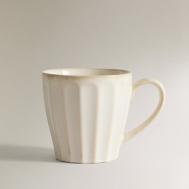 Керамическая кружка с рельефным рисунком ZARA HOME