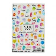Слайдер дизайн для ногтей акварель MIW NAILS