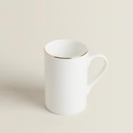 Фарфоровая кружка с золотой каймой ZARA HOME