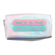 NEON SILVER BEAUTY BAG #neonbeauty КОСМЕТИЧКА НЕОНОВАЯ СЕРЕБРИСТАЯ SODA