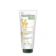 Маска-кондиционер 2 в 1 для сухих волос Овес Nat & Nove Bio Mask Conditioner KERANOVE