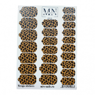 Плёнка для маникюра леопард MIW NAILS