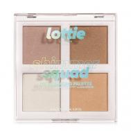 Палетка пудровых хайлатеров Shimmer Squad LOTTIE LONDON