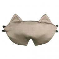 Шёлковая маска для сна из 3-х видов натурального шёлка BRONZE CAT SILK MANUFACTURE