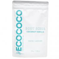 Скраб для тела для смягчения и увлажнения Ваниль и Кокос Body Scrub Coconut Vanilla ECOCOCO