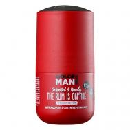 Шариковый дезодорант-антиперспирант "ЖГУЧИЙ РОМ" красный MAN DOLCE MILK