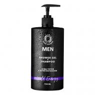 Гель для душа и шампунь мужской MEN 2в1 для тела и волос Wild Energy 750.0 EDEM GARDEN
