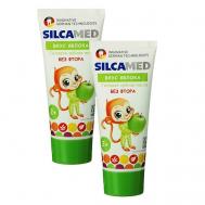 Зубная паста детская 2+ Яблоко 65 Silcamed