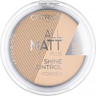 Матирующая компактная пудра All Matt Plus CATRICE