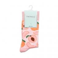 Носки женские, модель: PEACH, цвет: розовый TWINKLE