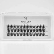 Накладные ресницы пучки многоразовые набор Лучики mix MORENA COSMETICS
