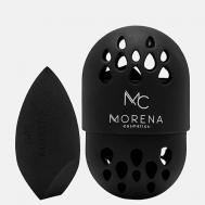 Спонж в футляре для макияжа лица, коричневый MORENA COSMETICS