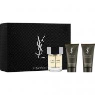 Набор L'Homme: Туалетная вода + Гель для душа + Бальзам после бритья Yves Saint Laurent