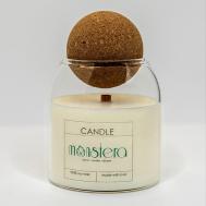 Ароматическая свеча из соевого воска, аромат Глинтвейн MONSTERA DECOR CANDLES DIFFUSERS