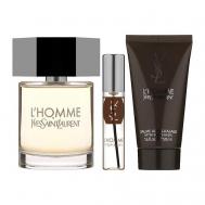 Набор  L'Homme: Туалетная вода + Миниатюра + Бальзам после бритья Yves Saint Laurent