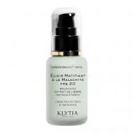 Крем-основа под макияж защитный матирующий SPF 20 Skin Care Elixir Matifiant A La Malachite KLYTIA