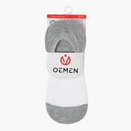 Подследники хлопковые ВН364 белый/серые Oemen