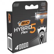 Сменные кассеты для мужской бритвы, Hybrid 5 Flex BIC