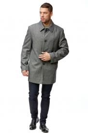 Мужское пальто из текстиля с воротником МОСМЕХА
