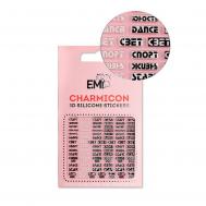 Декор для ногтей №132 Слова / Charmicon 3D Silicone Stickers E.MI