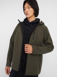 Лёгкая куртка-ветровка без утеплителя с капюшоном ZOLLA