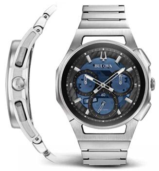Японские наручные  мужские часы  96A205. Коллекция CURV Bulova