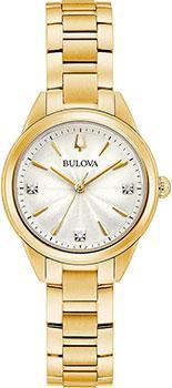 Японские наручные  женские часы  97P150. Коллекция Sutton Bulova