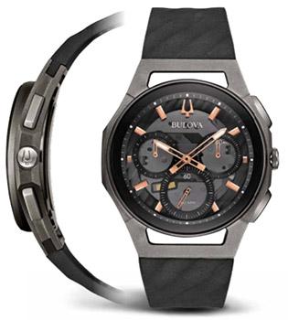 Японские наручные  мужские часы  98A162. Коллекция CURV Bulova
