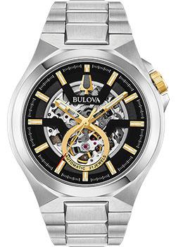 Японские наручные  мужские часы  98A224. Коллекция Maquina Bulova
