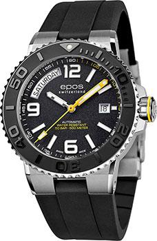 Швейцарские наручные  мужские часы  3441.142.20.95.55. Коллекция Sportive Epos