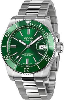 Швейцарские наручные  мужские часы  3504.131.93.13.30. Коллекция Diver Epos