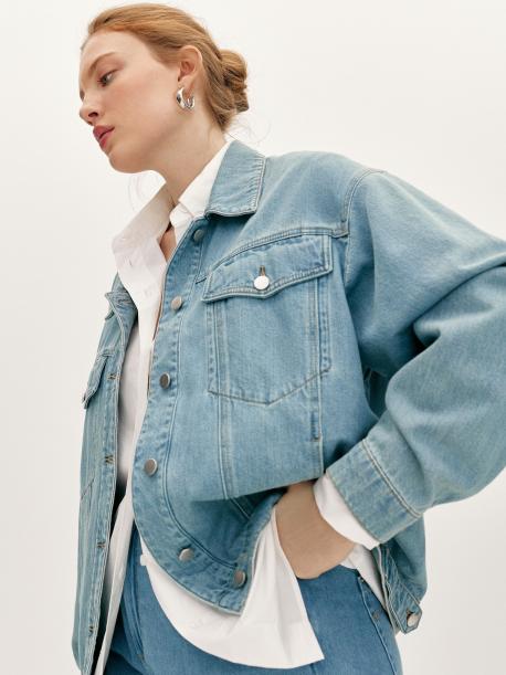 Джинсовая куртка oversize 4XL(56) Lalis
