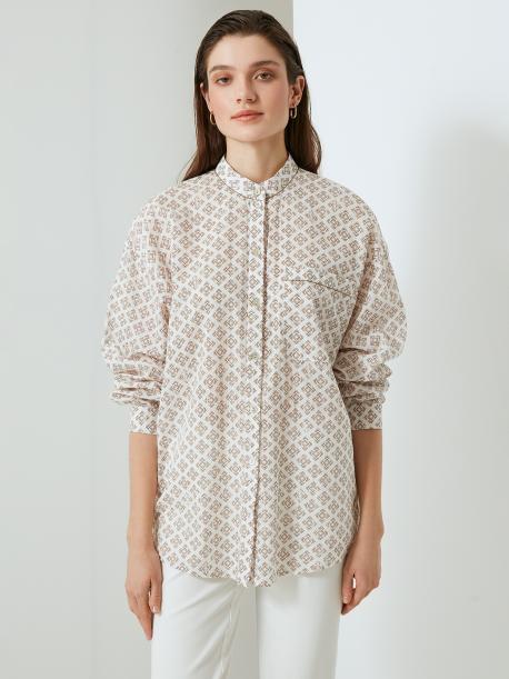 Блуза из хлопкового батиста XL(50) Elis