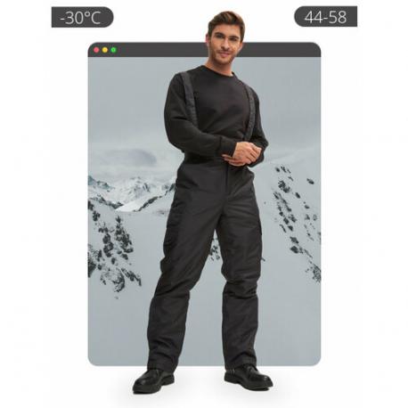 брюки для сноубординга , размер 52-54/170-176, черный MOWGEAR