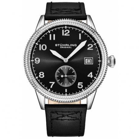 Наручные часы  Наручные часы  4011.2, черный, серебряный Stuhrling