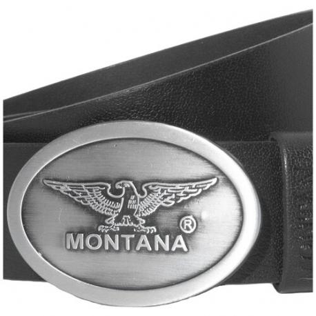 Ремень , размер 135, серебряный, черный Montana