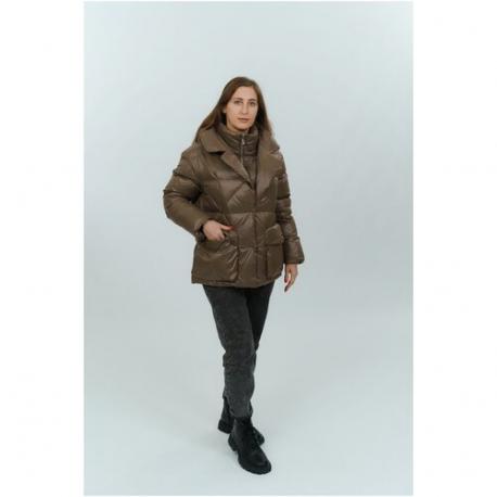 куртка  зимняя, размер 46, коричневый 365 clothes