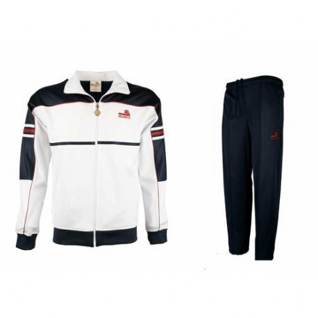 Костюм , олимпийка и брюки, силуэт прямой, карманы, размер 50, белый Montanasport