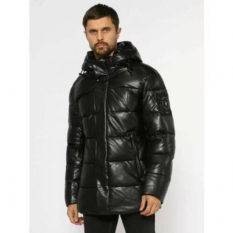 куртка  зимняя, размер 58, черный A PASSION PLAY