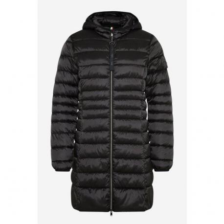 Пальто  , демисезон/зима, удлиненное, размер 44, черный Cinque