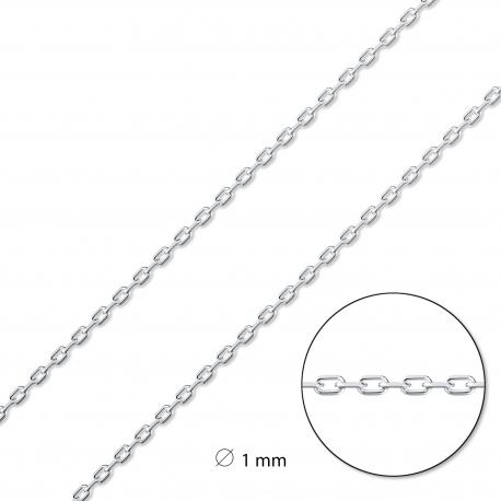 Цепь из серебра 040R8LR.P. ЭПЛ Даймонд