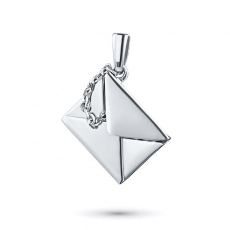 Классическая подвеска из белого золота с бриллиантами э0901пд01206070 ЭПЛ Даймонд