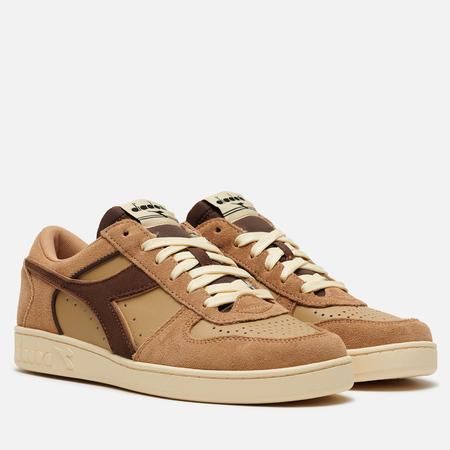 Кроссовки  Magic Basket Low Suede Leather, цвет коричневый, размер 40 EU DIADORA