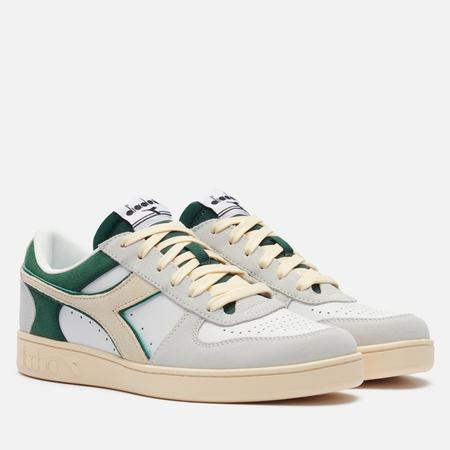Кроссовки  Magic Basket Low Suede Leather, цвет белый, размер 40 EU DIADORA