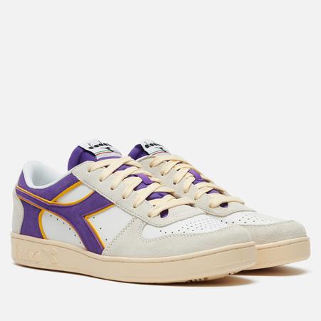 Кроссовки  Magic Basket Low Suede Leather, цвет белый, размер 45 EU DIADORA