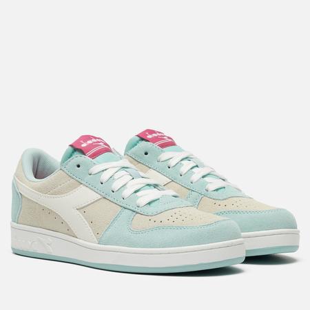 Женские кроссовки  Magic Basket Low Suede, цвет голубой, размер 39 EU DIADORA
