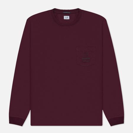 Мужской лонгслив  Mercersized 30/2 Jersey Twisted Pocket, цвет фиолетовый, размер M C.P. COMPANY
