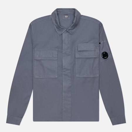 Мужская рубашка  Organic Gabardine Lens, цвет фиолетовый, размер XL C.P. COMPANY