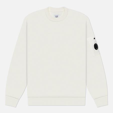 Мужская толстовка  Cotton Diagonal Fleece Crew Neck, цвет белый, размер S C.P. COMPANY